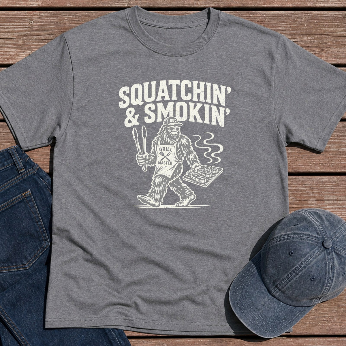 Squatchin' T-Shirt - Tweed