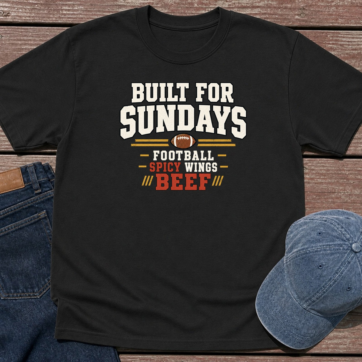 Sunday Built T-Shirt - Black