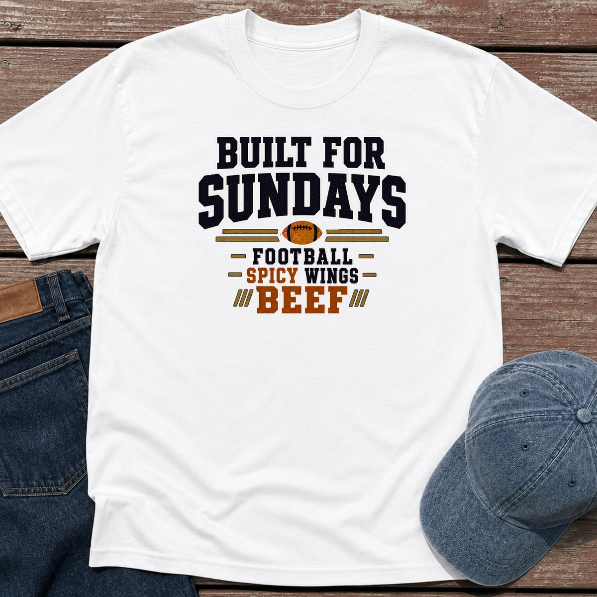 Sunday Built T-Shirt - White