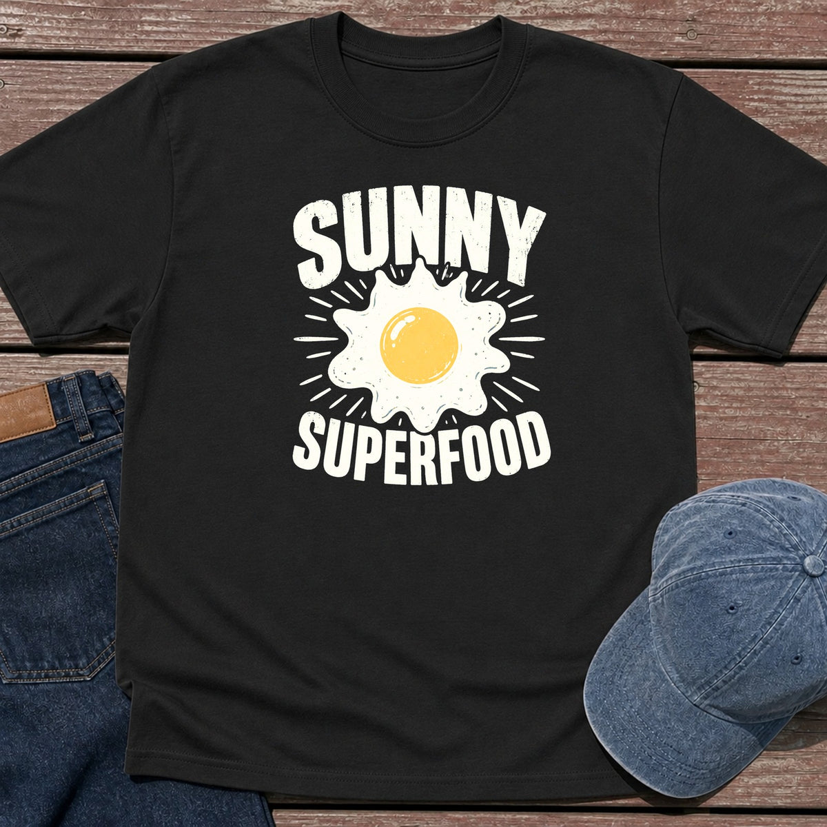 Sunny Superfood T-Shirt - Black