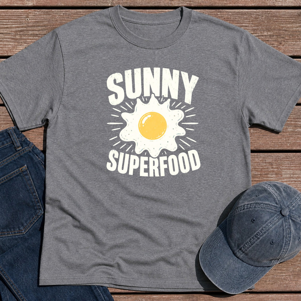 Sunny Superfood T-Shirt - Tweed
