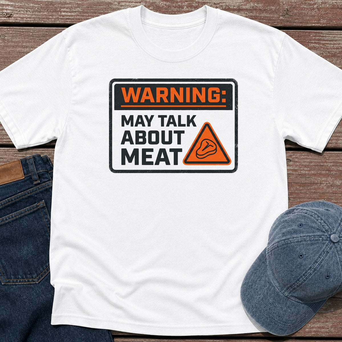 Talk About Meat T-Shirt - White