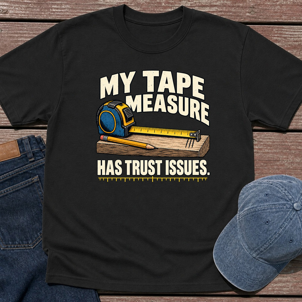Tape Trust T-Shirt - Black