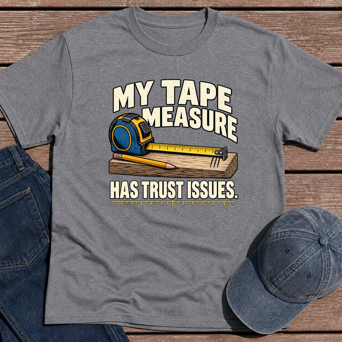 Tape Trust T-Shirt - Tweed