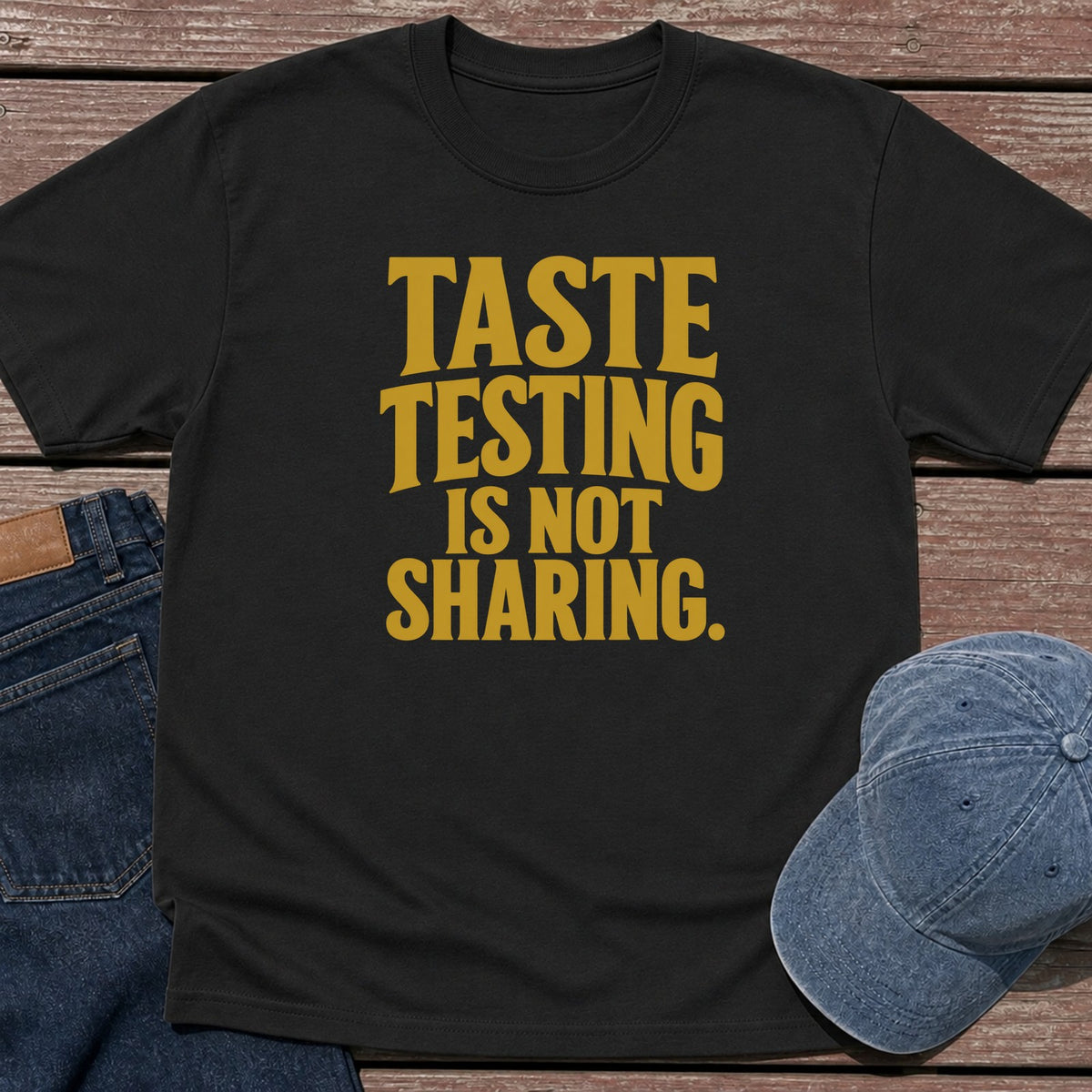 Taste Testing T-Shirt - Black