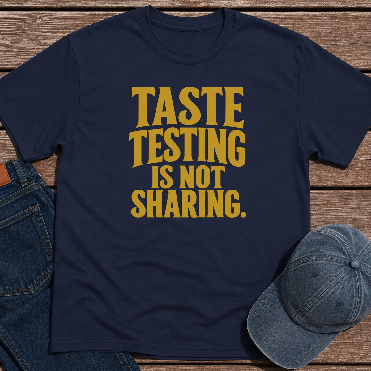 Taste Testing T-Shirt - Navy
