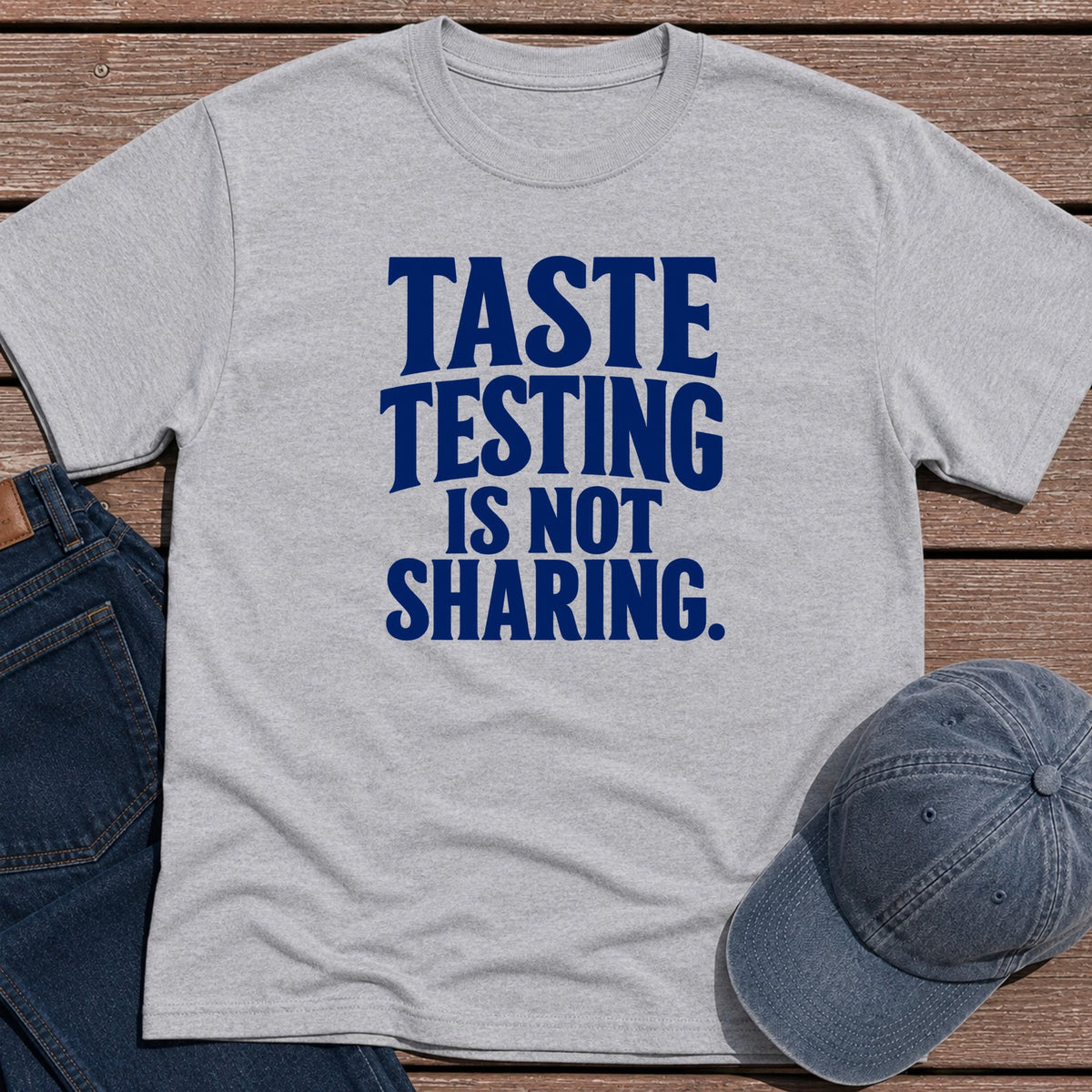 Taste Testing T-Shirt - Sport Grey