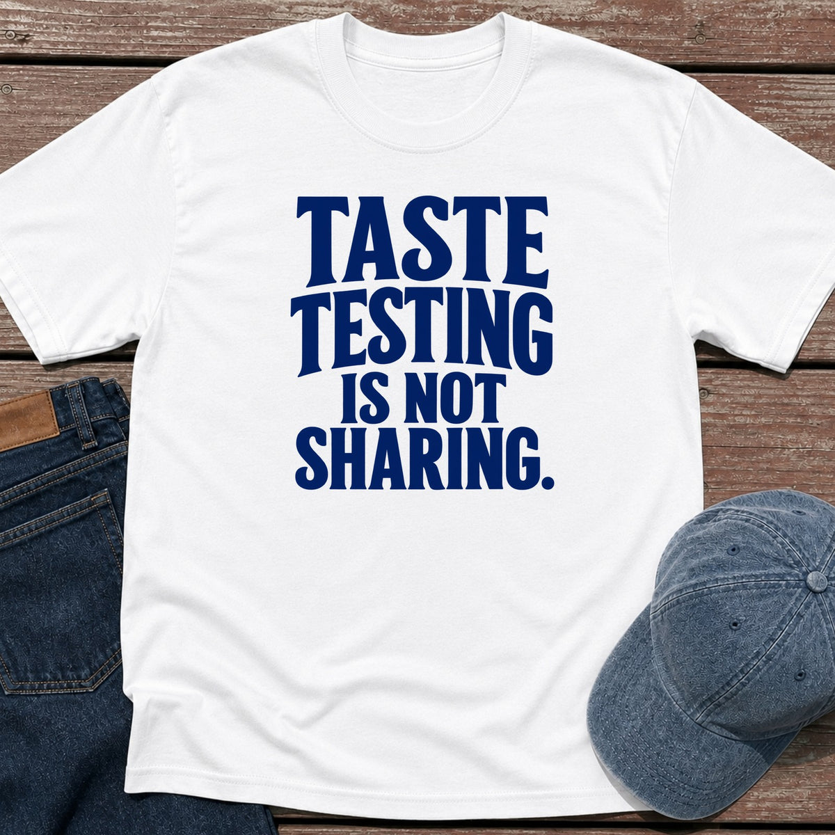 Taste Testing T-Shirt - White