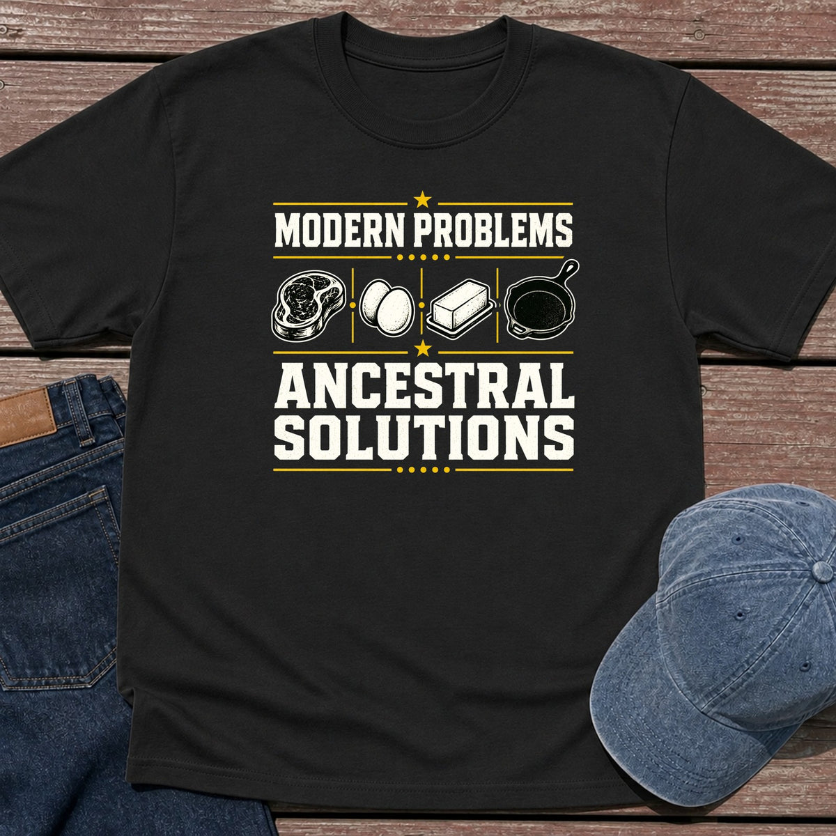 Ancestral Solutions T-Shirt - Black