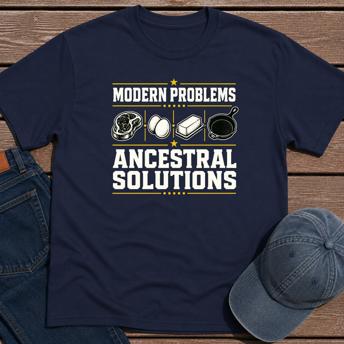 Ancestral Solutions T-Shirt - Navy