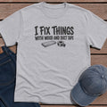 Wood & Tape T-Shirt - Sport Grey