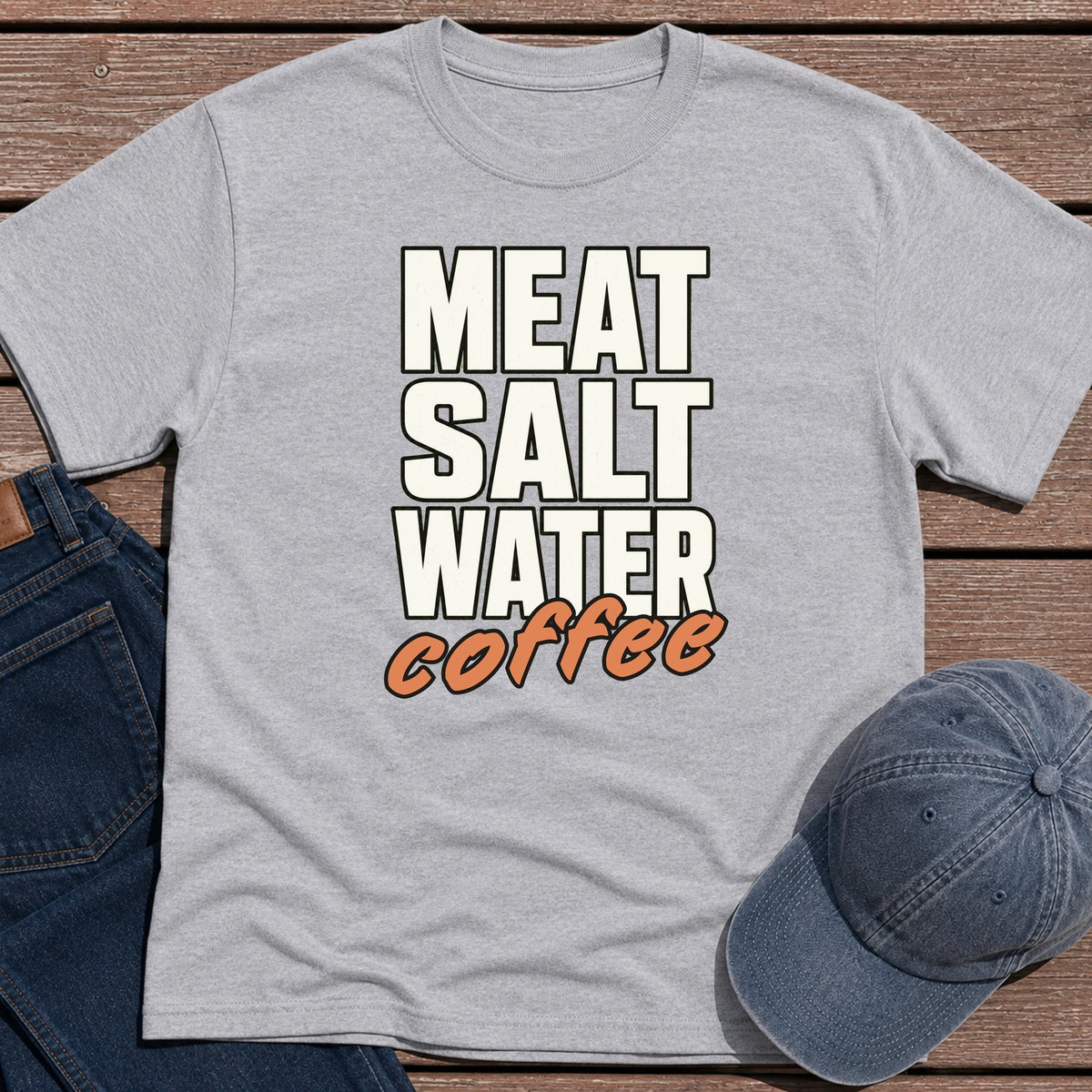 Added Coffee T-Shirt - Sport Grey