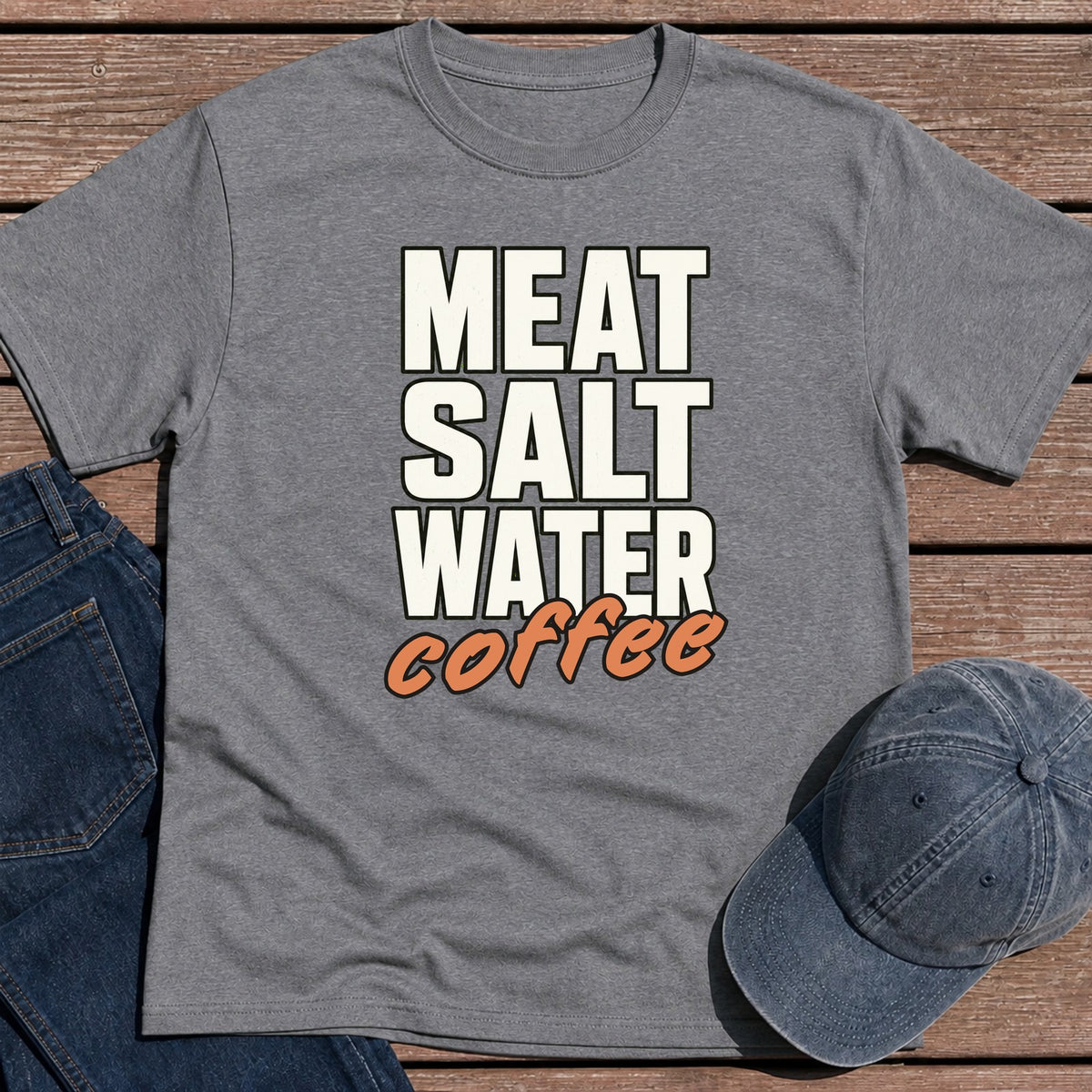 Added Coffee T-Shirt - Tweed
