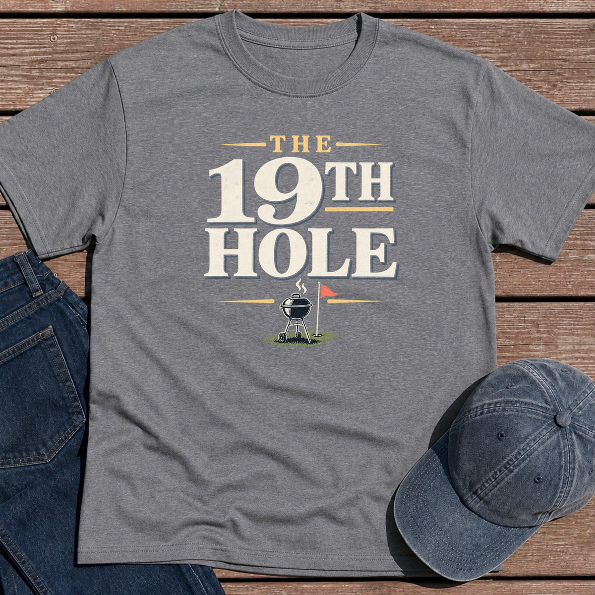 19th Hole T-Shirt - Tweed