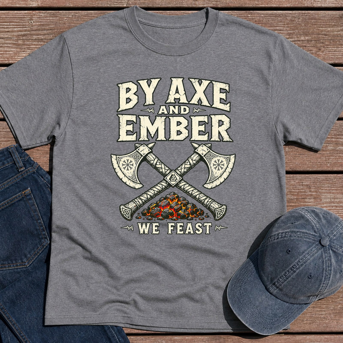 Axe & Ember T-Shirt - Tweed