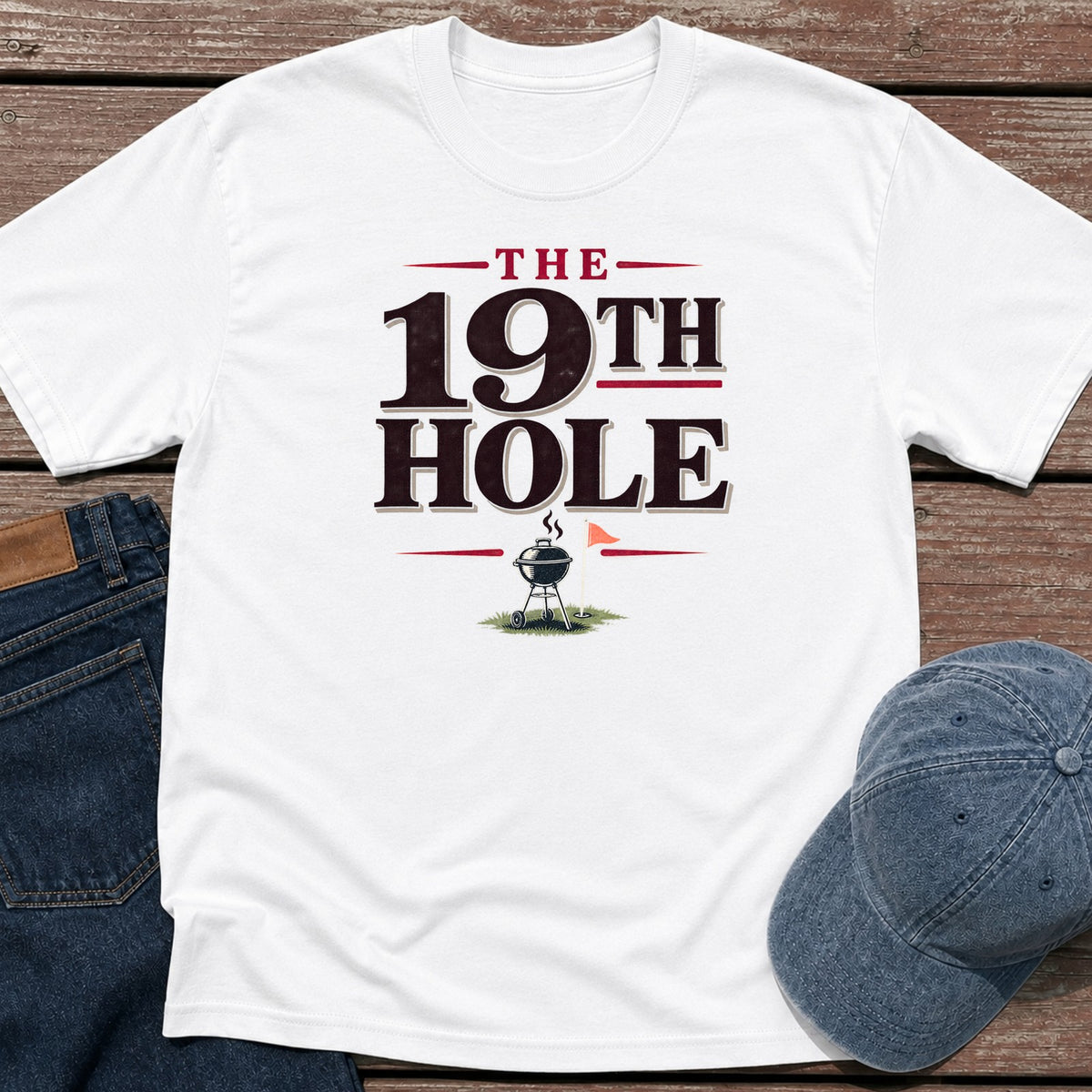 19th Hole T-Shirt - White