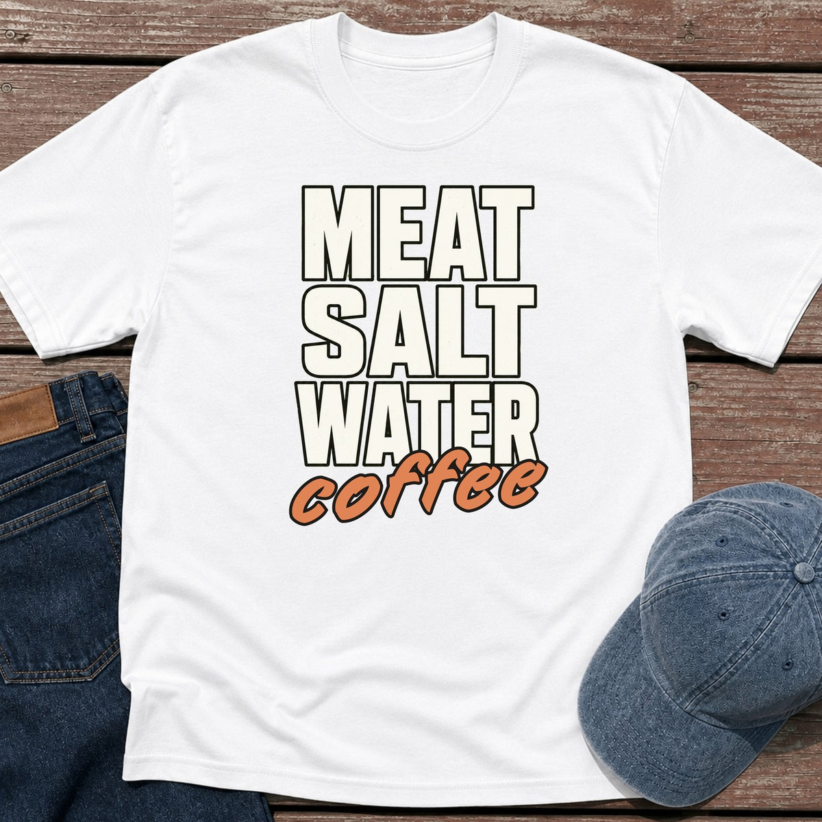 Added Coffee T-Shirt - White
