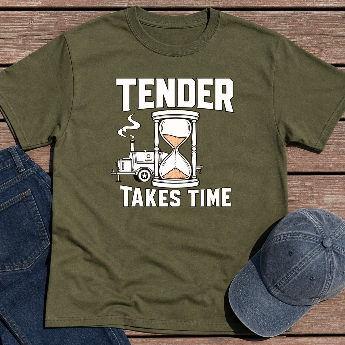 Tender Time T-Shirt - Military Green