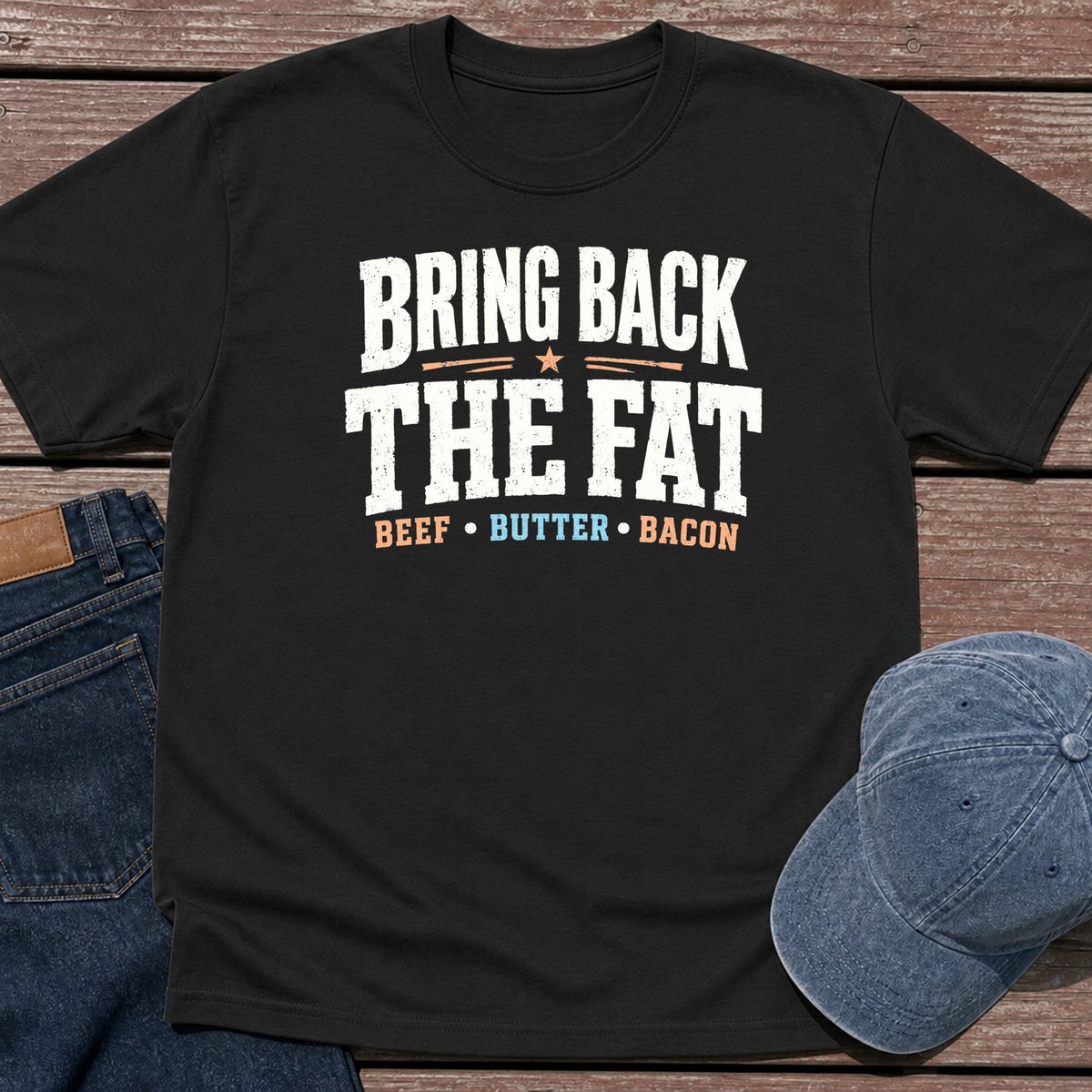 The Fat T-Shirt - Black
