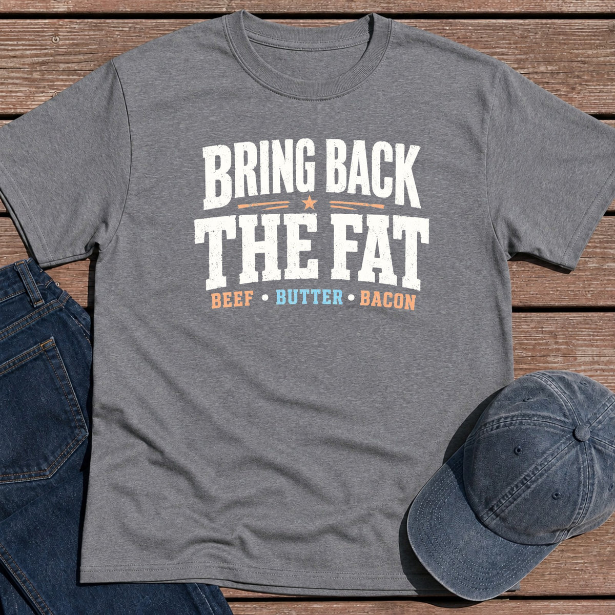 The Fat T-Shirt - Tweed