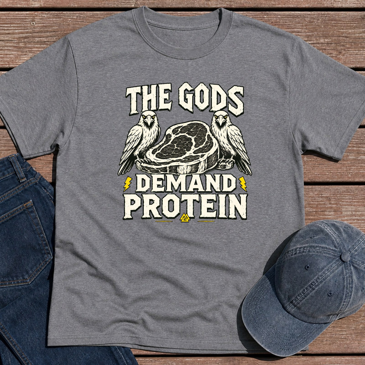 The Gods Demand T-Shirt - Tweed
