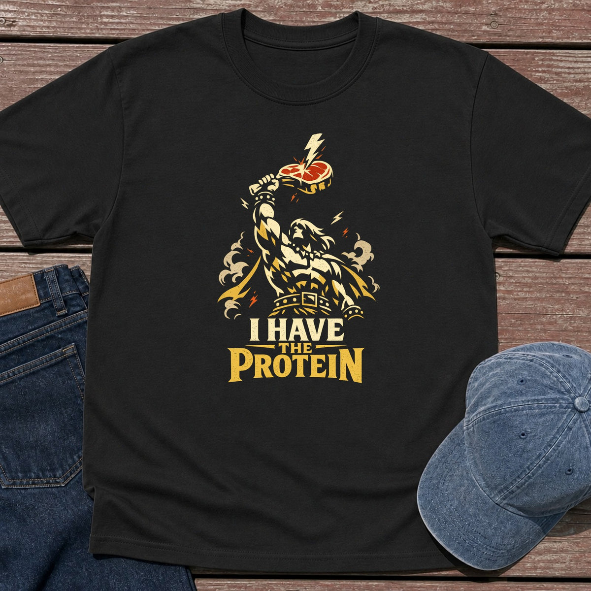 The Protein T-Shirt - Black