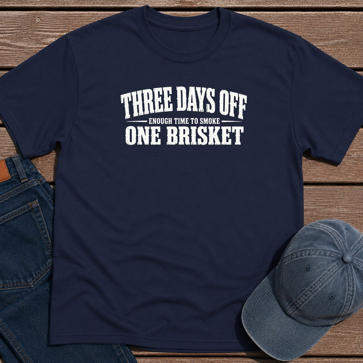 Three Days Off T-Shirt - Navy
