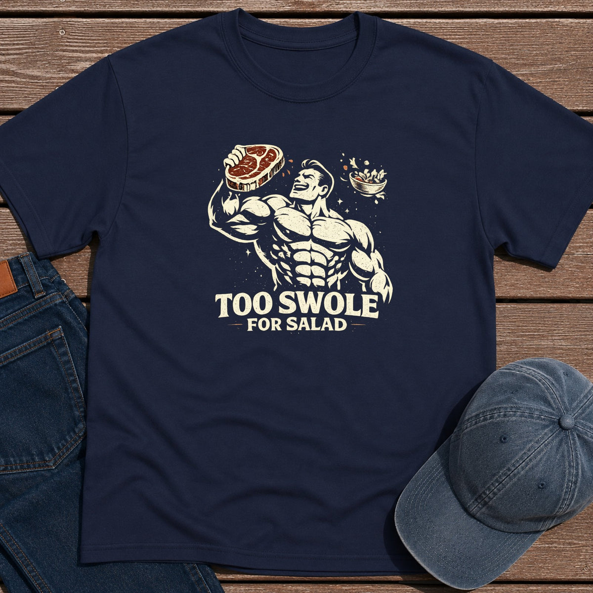 Too Swole T-Shirt - Navy