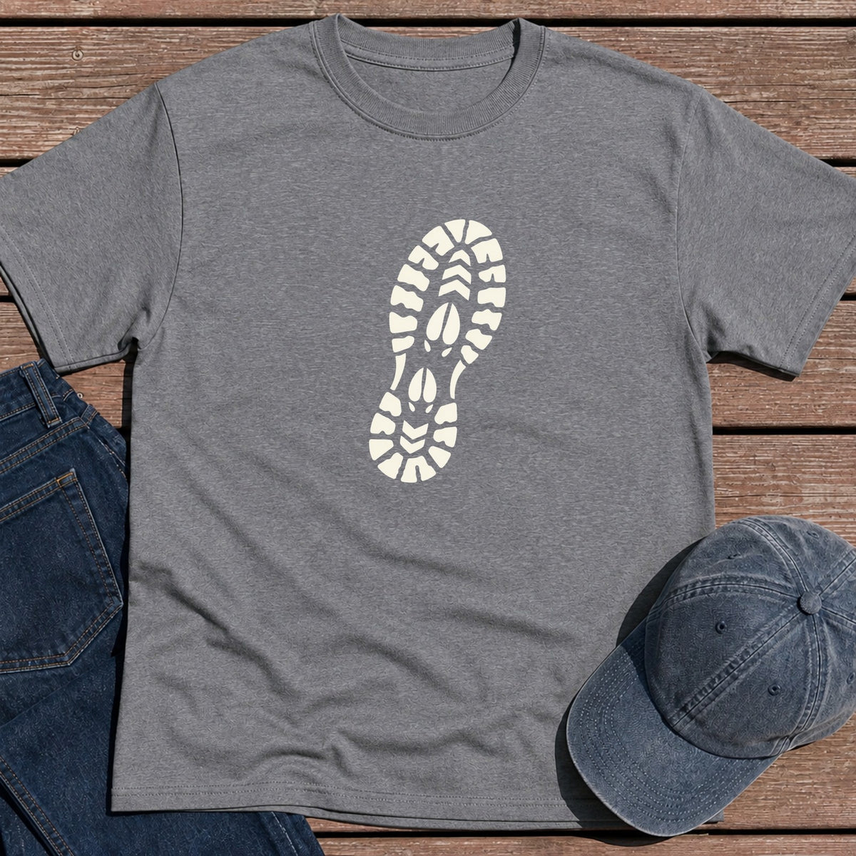 Trail Boot T-Shirt - Tweed