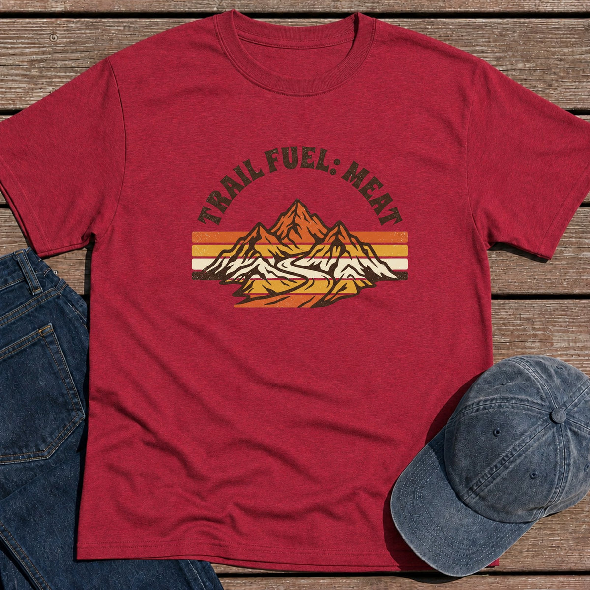 Trail Fuel T-Shirt - Antique Cherry Red