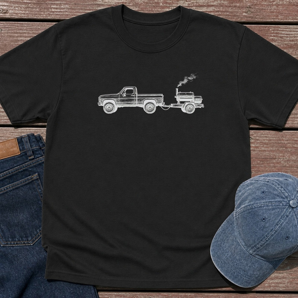 Trailer Pit T-Shirt - Black