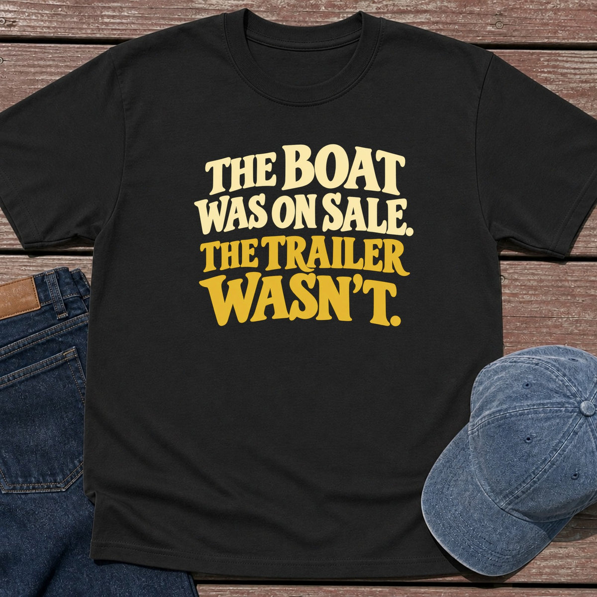 Trailer Sale T-Shirt - Black