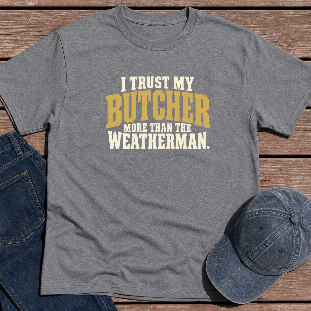 Trust Butcher T-Shirt - Tweed