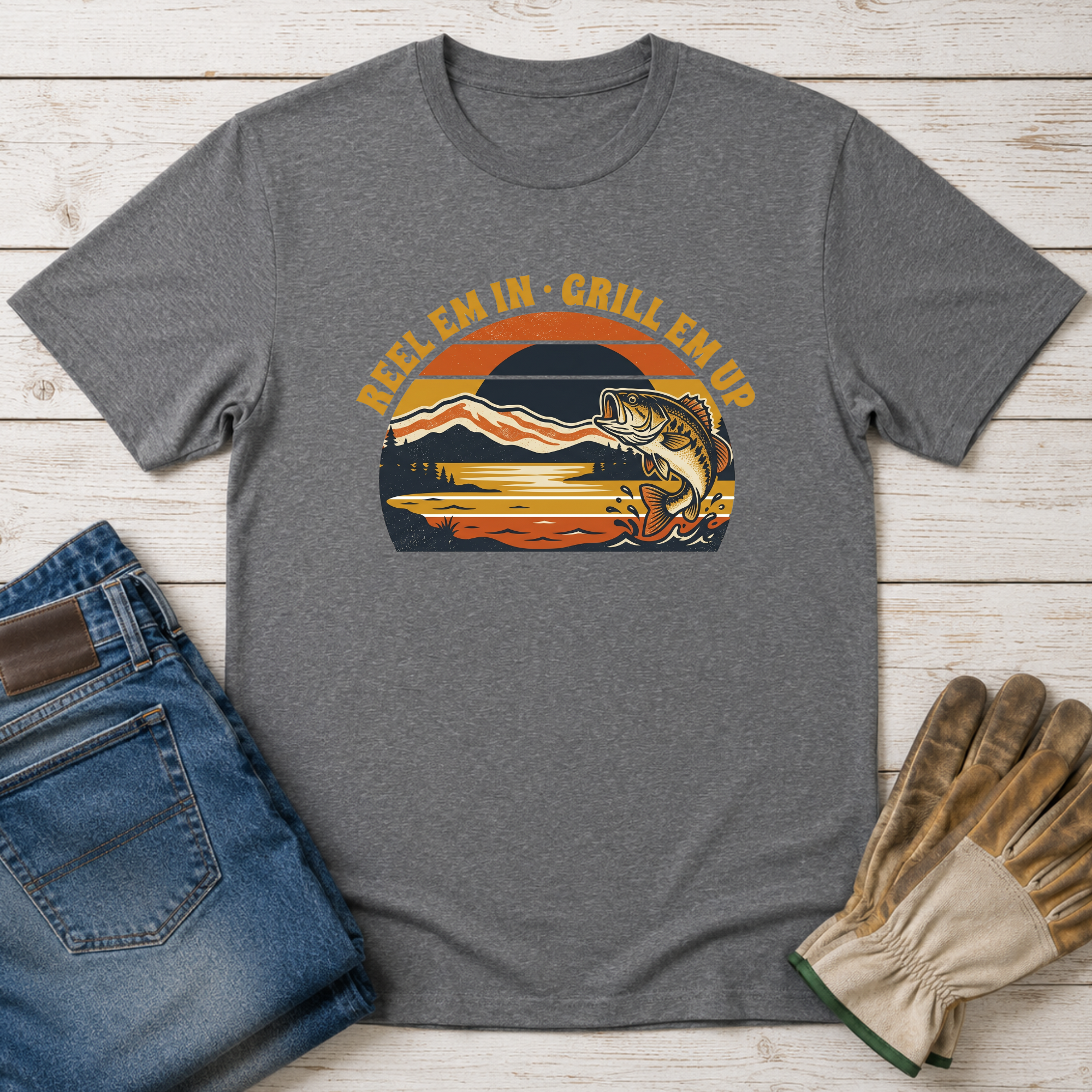 Reel em Grill em T-Shirt