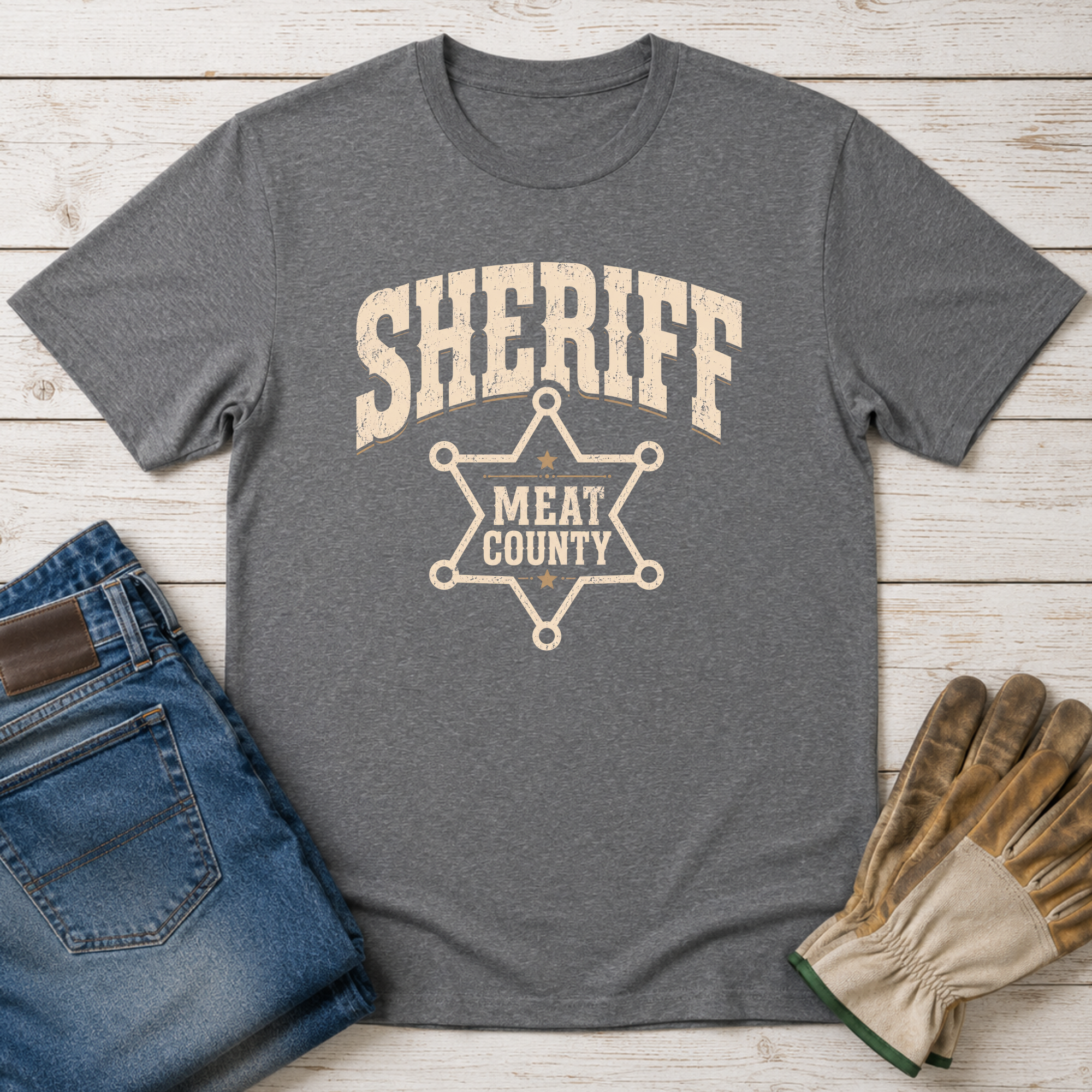 Meat County Sheriff T-Shirt