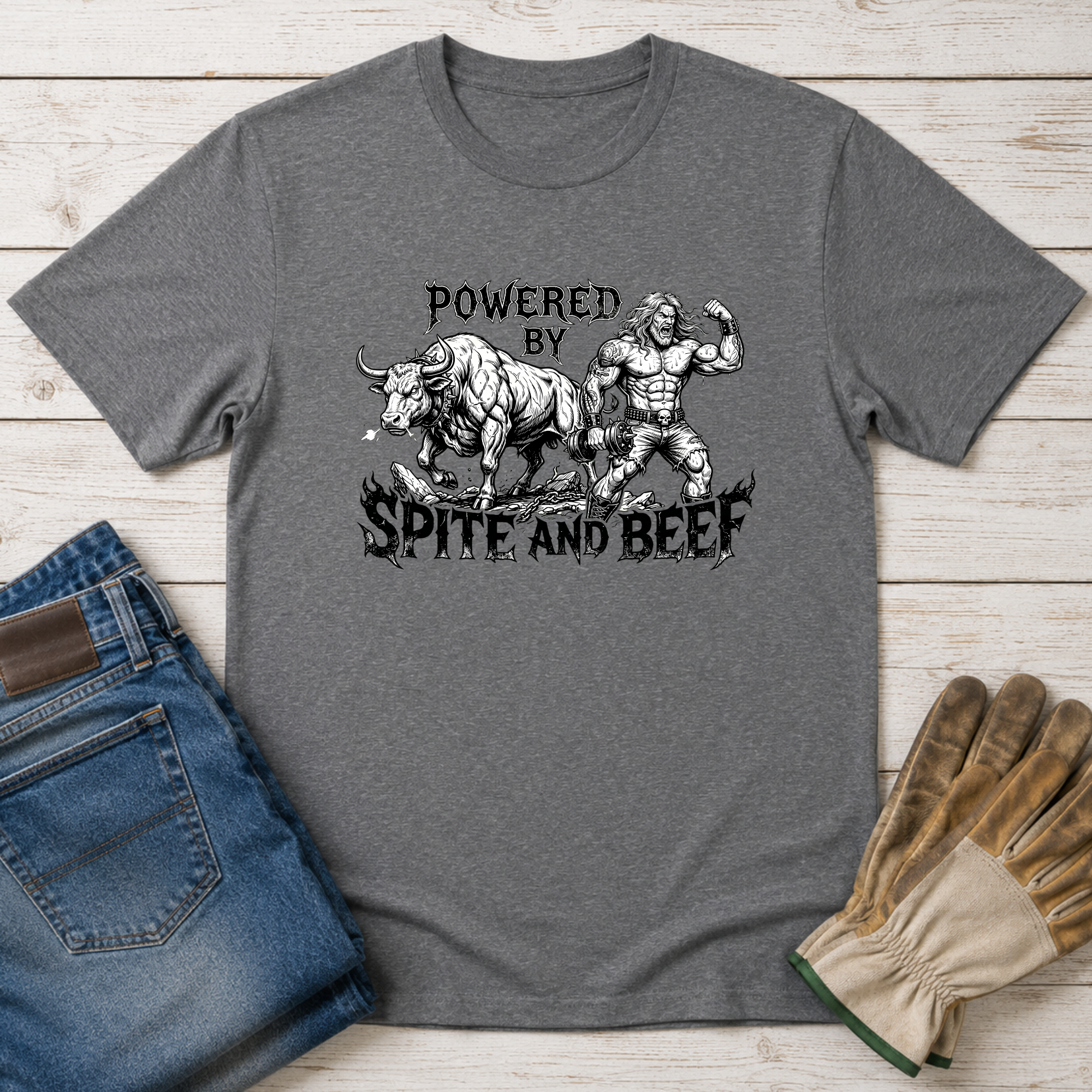 Powered by Spite and Beef T-Shirt