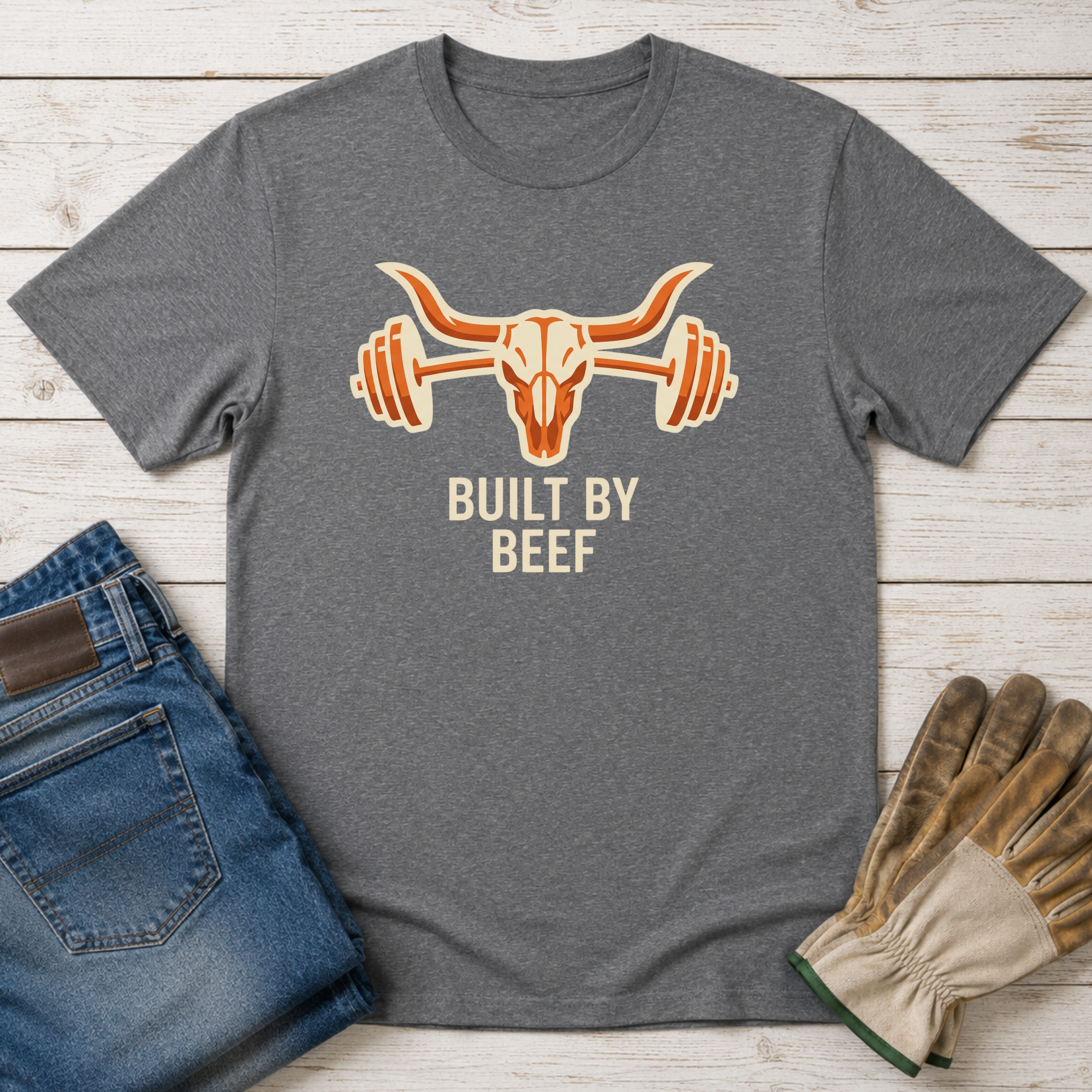 Built by Beef Dark T-Shirt