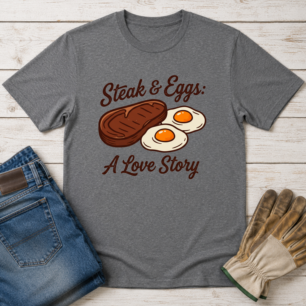 Steak & Eggs: A Love Story T-Shirt