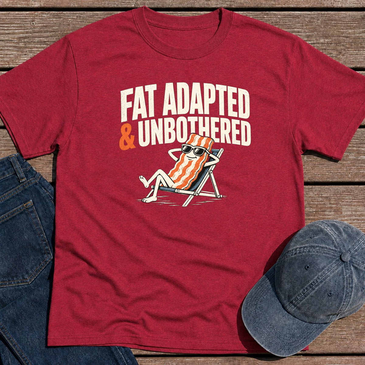 Unbothered T-Shirt - Antique Cherry Red