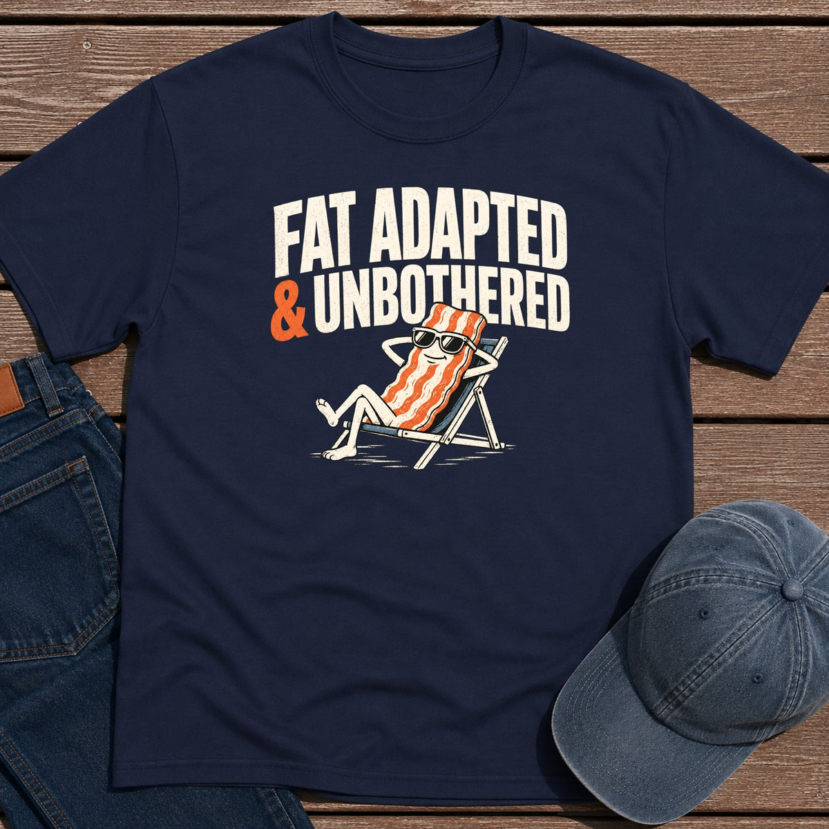 Unbothered T-Shirt - Navy