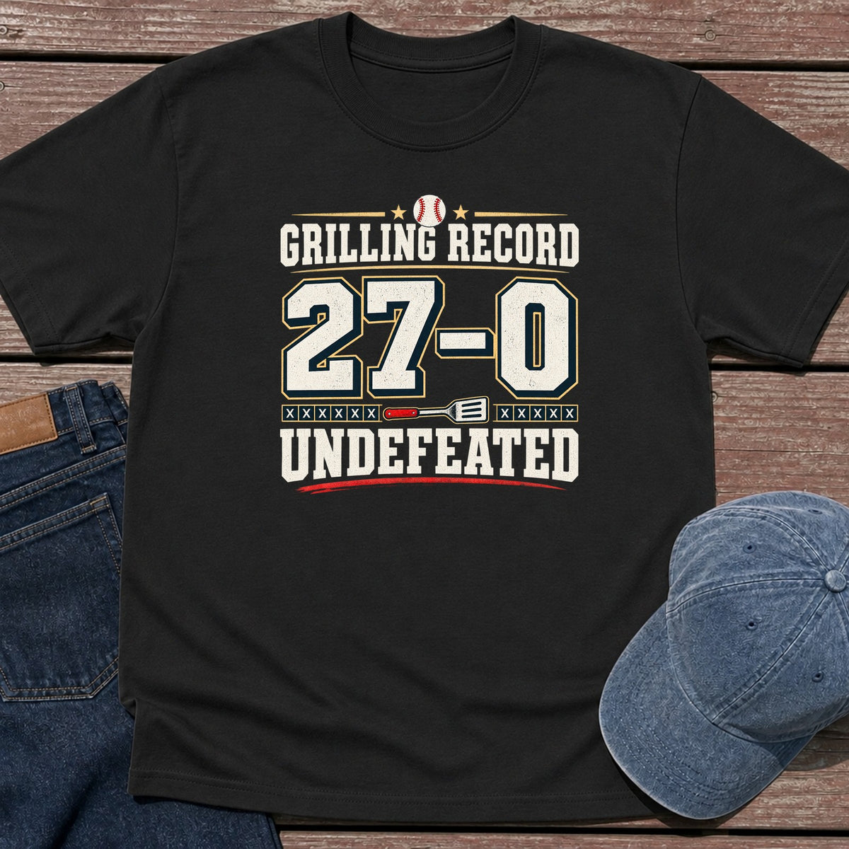 Undefeated Season T-Shirt - Black