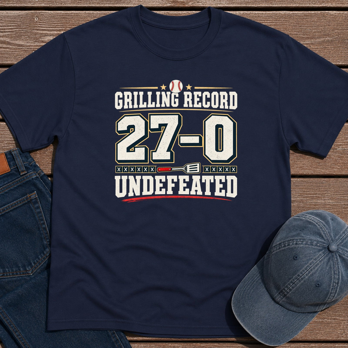Undefeated Season T-Shirt - Navy