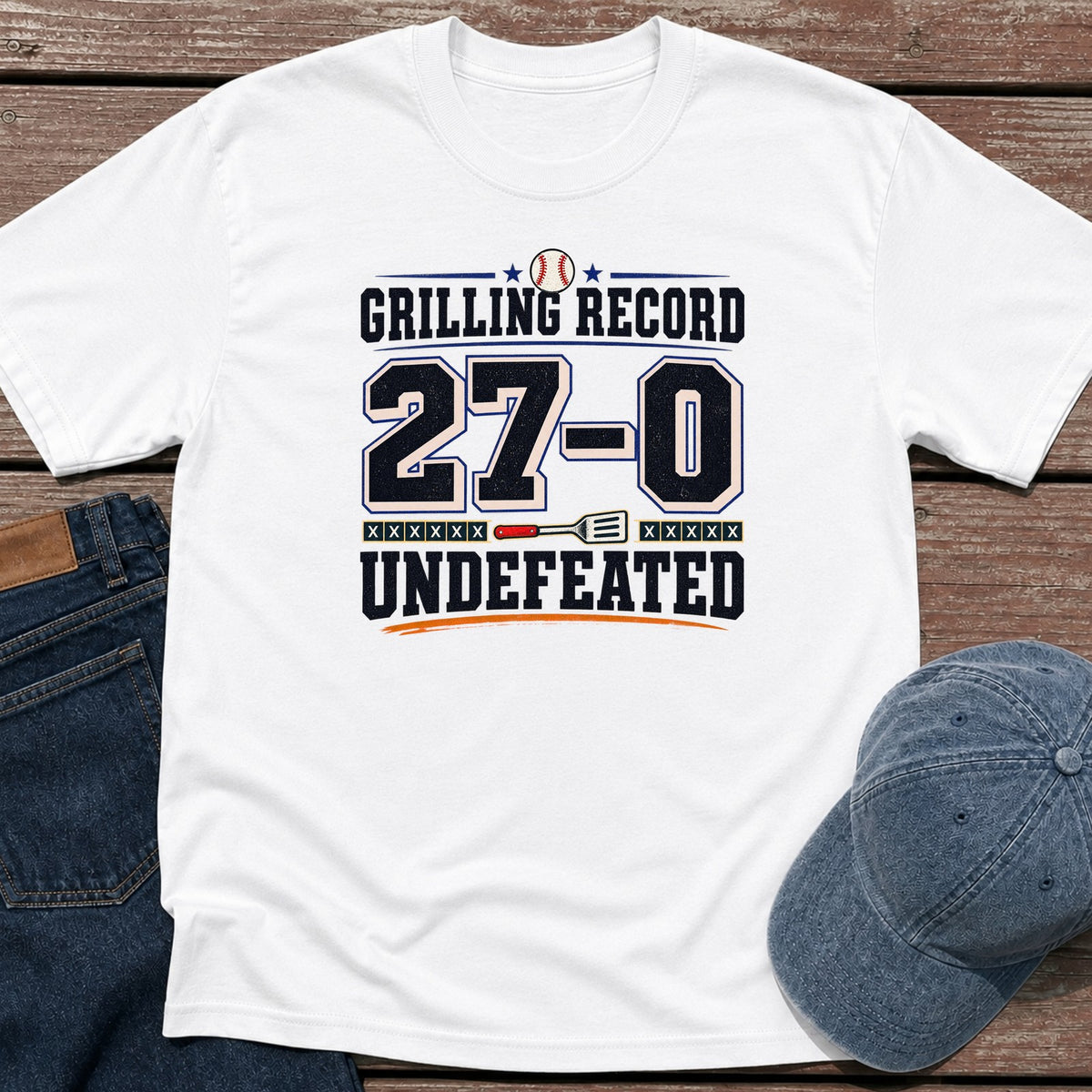 Undefeated Season T-Shirt - White