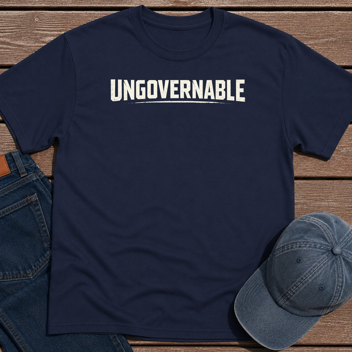 Ungovernable T-Shirt - Navy