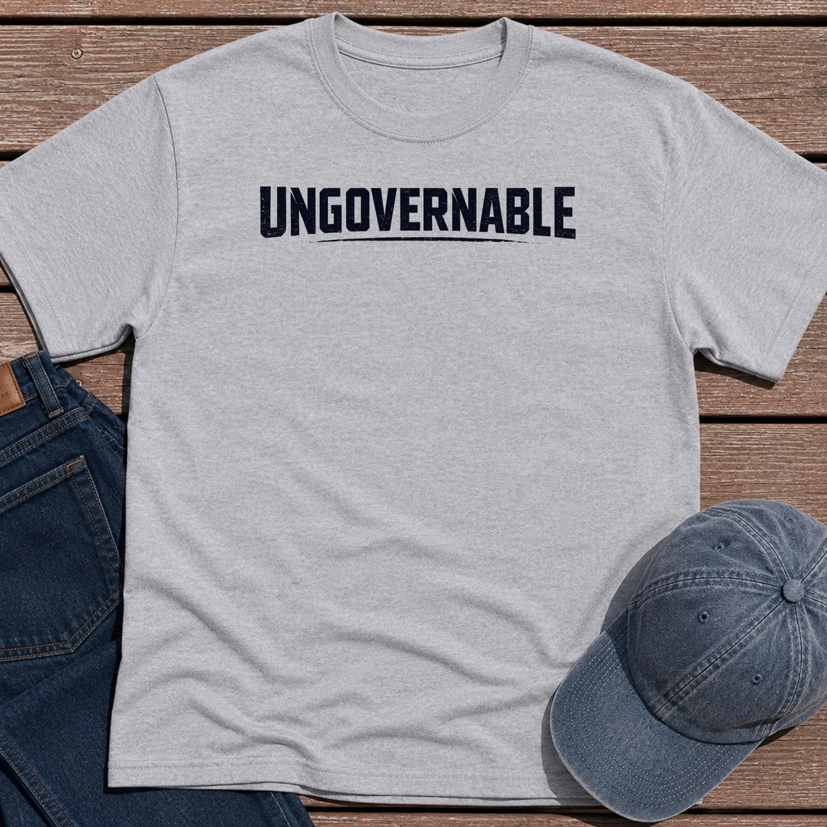 Ungovernable T-Shirt - Sport Grey