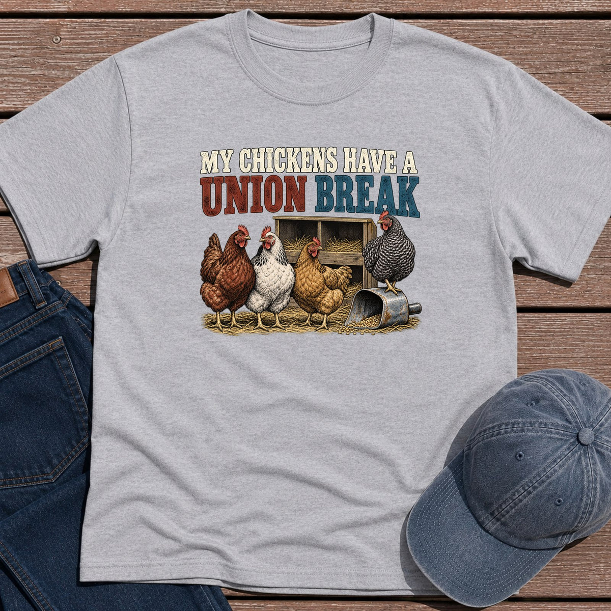 Union Break T-Shirt - Sport Grey