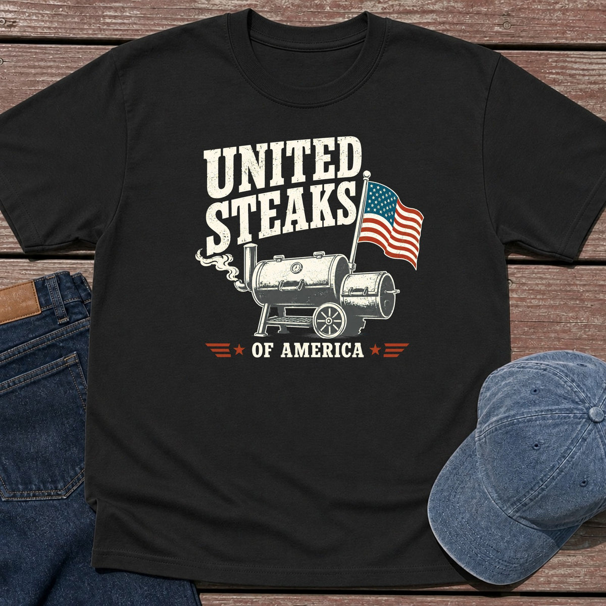 United Steaks T-Shirt - Black