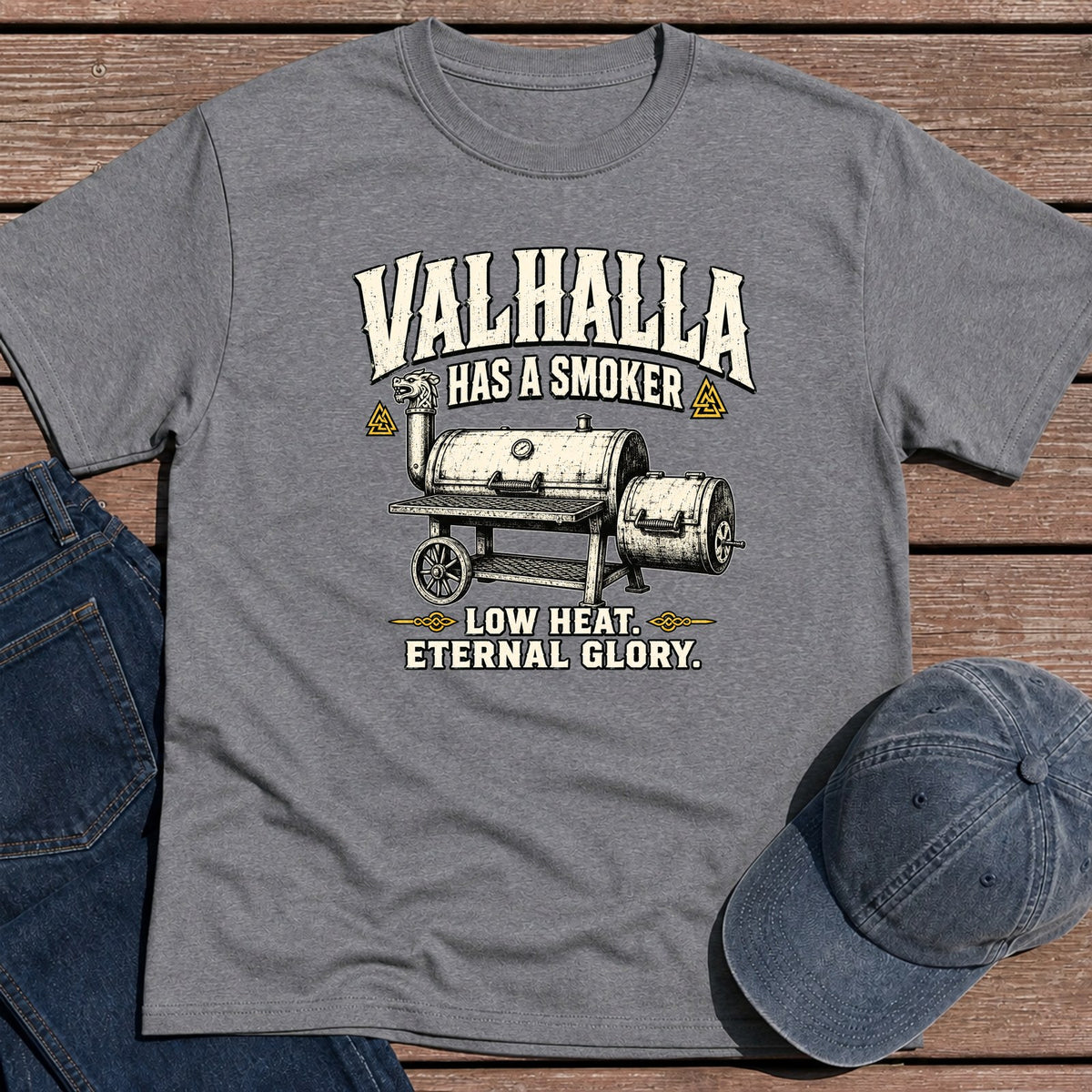 Valhalla Smoker T-Shirt - Tweed