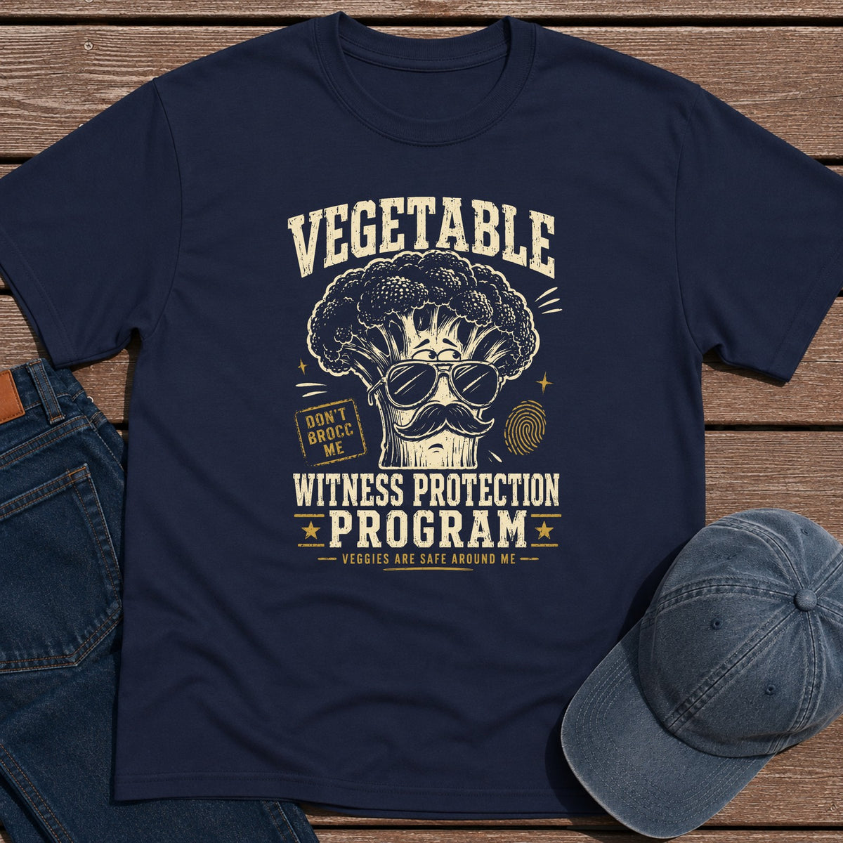 Veggie WITSEC T-Shirt - Navy