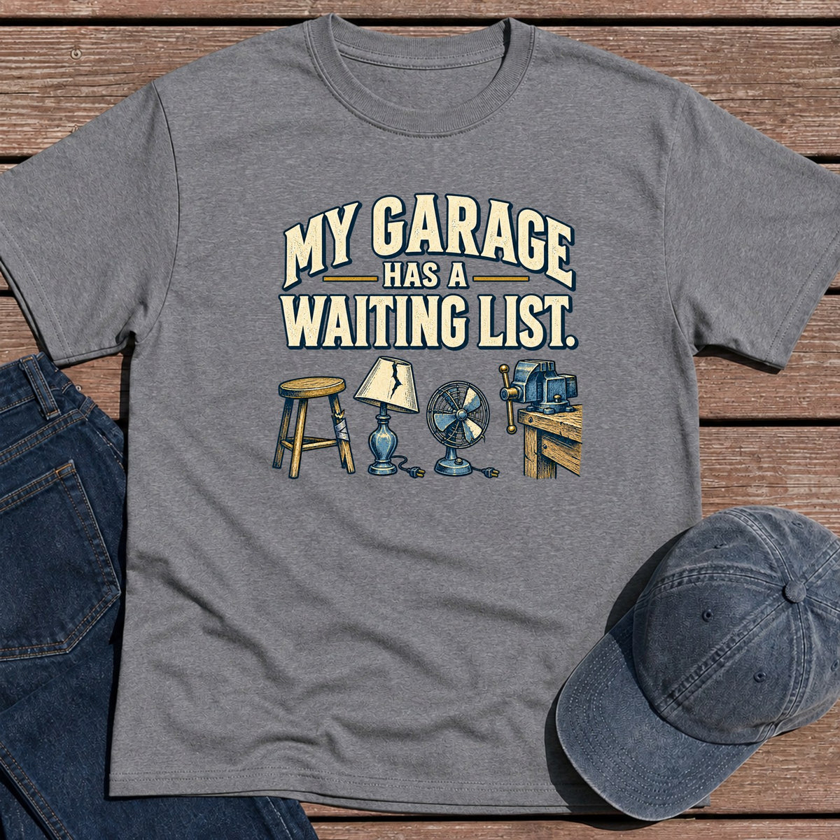 Waiting List T-Shirt - Tweed